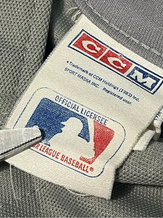 90s CCM vintage Montreal Expos MLB baseball button up jersey made in Canada XL - Picture 10 of 10